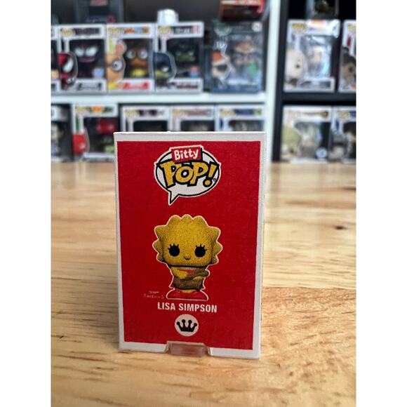 BITTY Lisa Simpson Funko Pop #497 Simpsons Animation TV Television Disney Sax - Picture 2 of 6